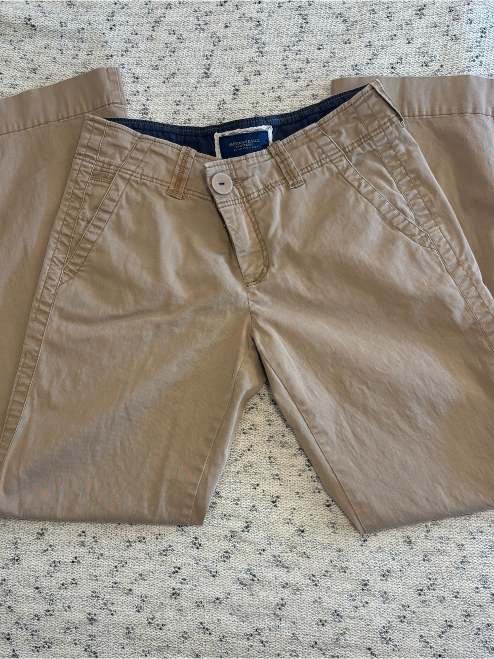 2000s American Eagle Low-Rise Khaki